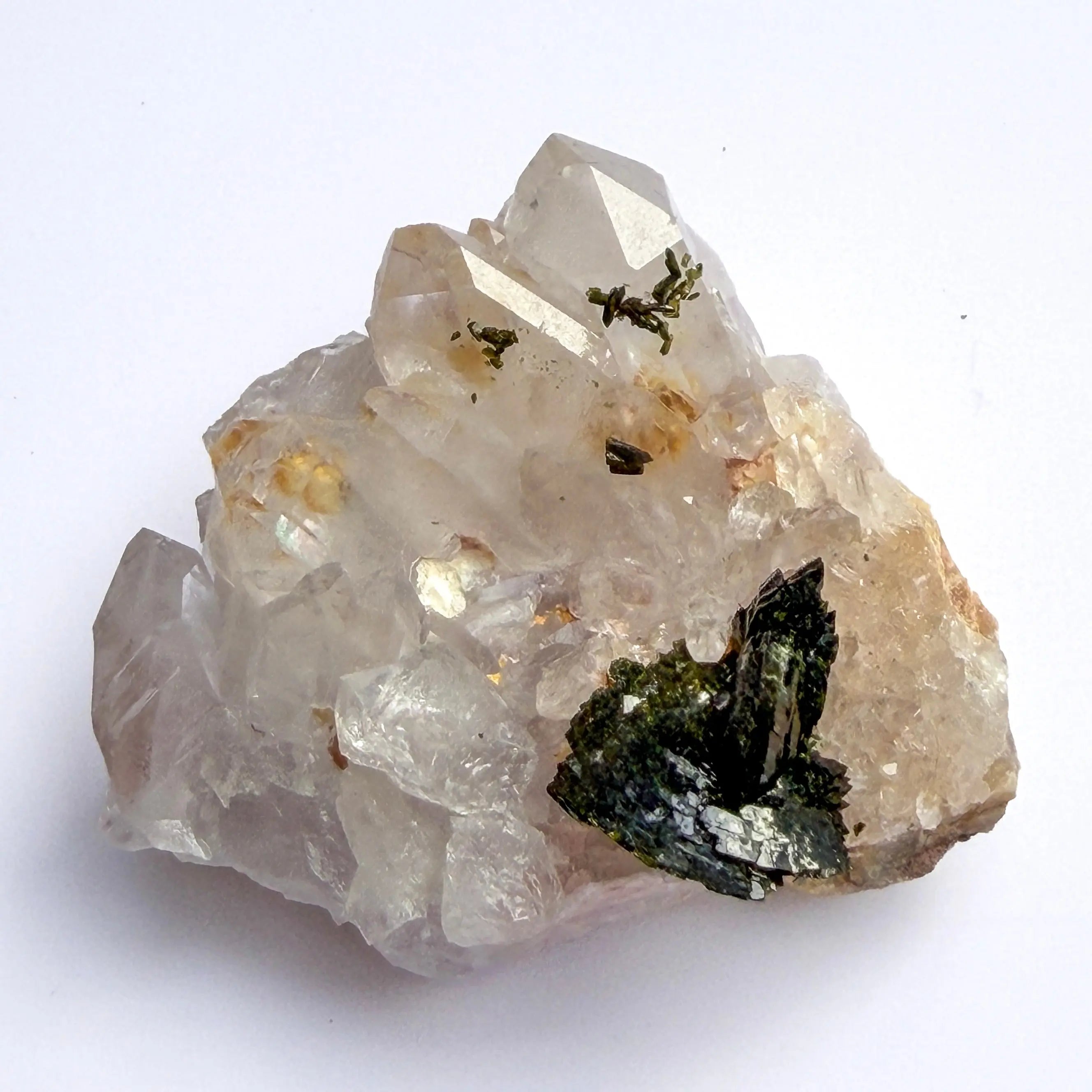 Garden Quartz: Classic Epidote Quartz